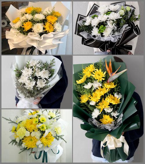 江苏南通如皋市吴窑镇平田村白事花束代送